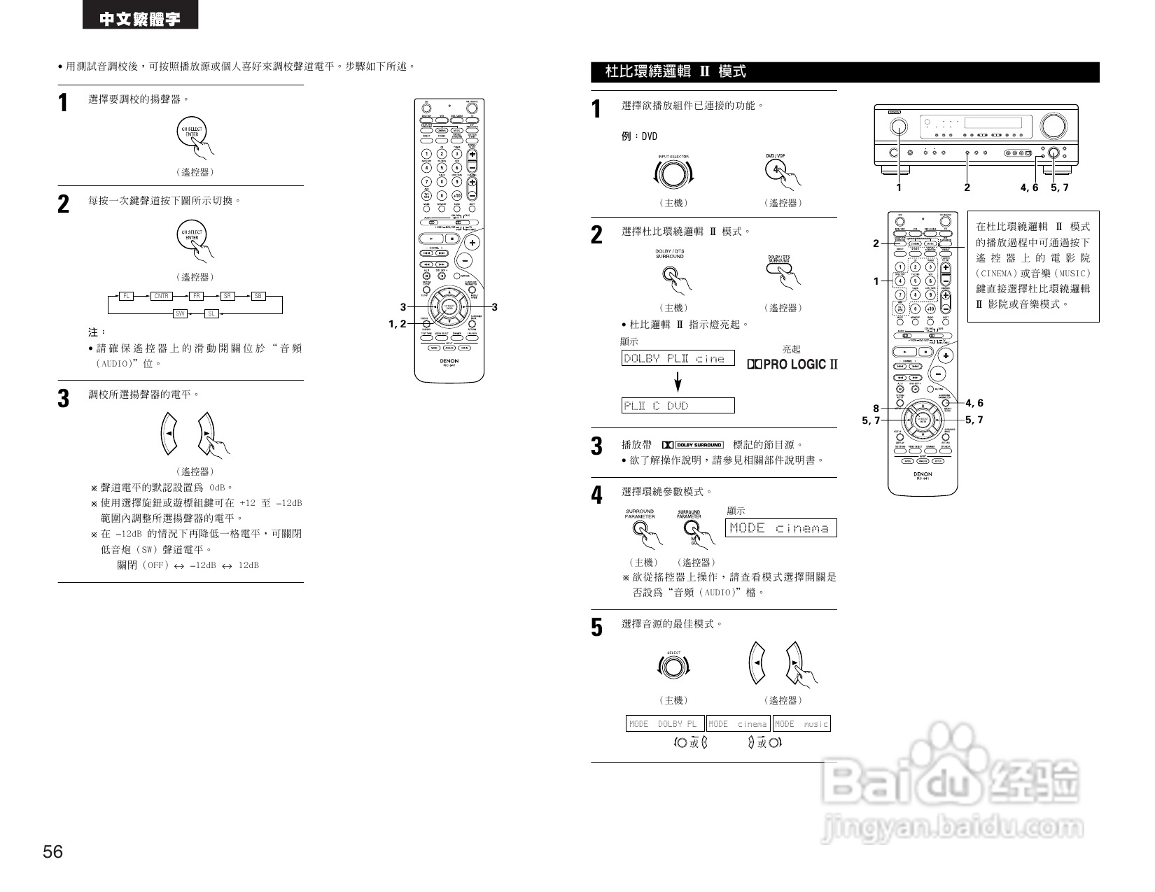 DENON AVR-1684收音环绕扩音操作说明书:[3]
