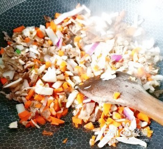 美味腊味糯米饭的法