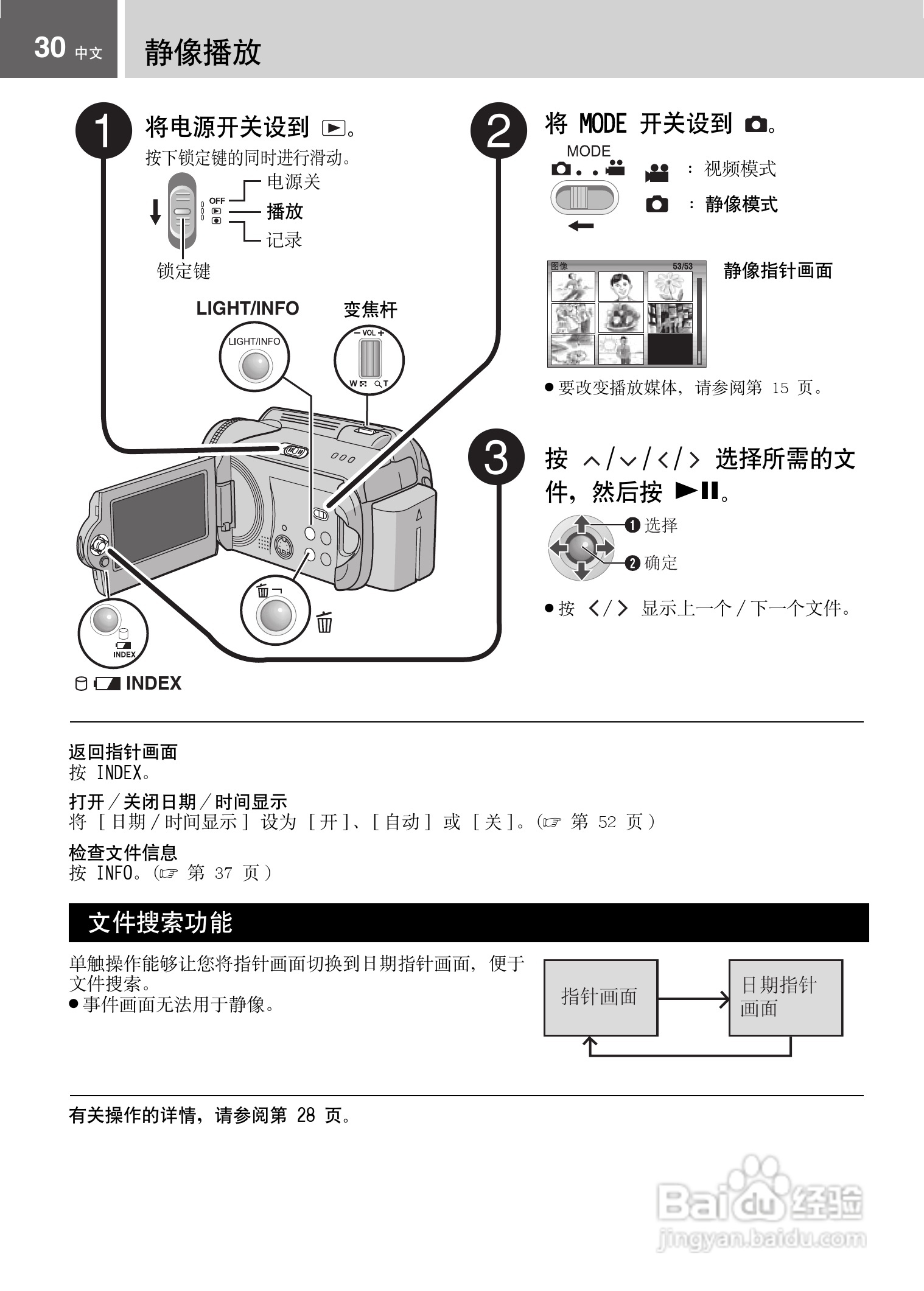 JVC GZ-MG21AC数码摄像机说明书:[3]