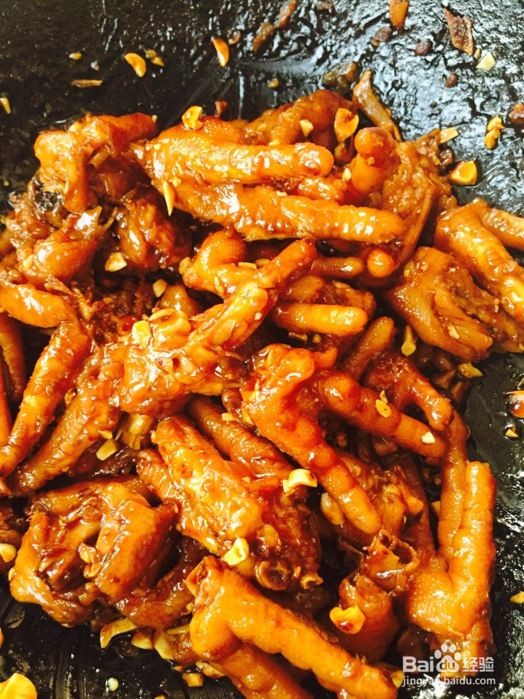 普洱茶韩式鸡爪的做法