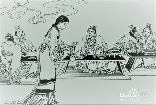 在古代,"筵"和"席"都是指铺在地上的坐具.