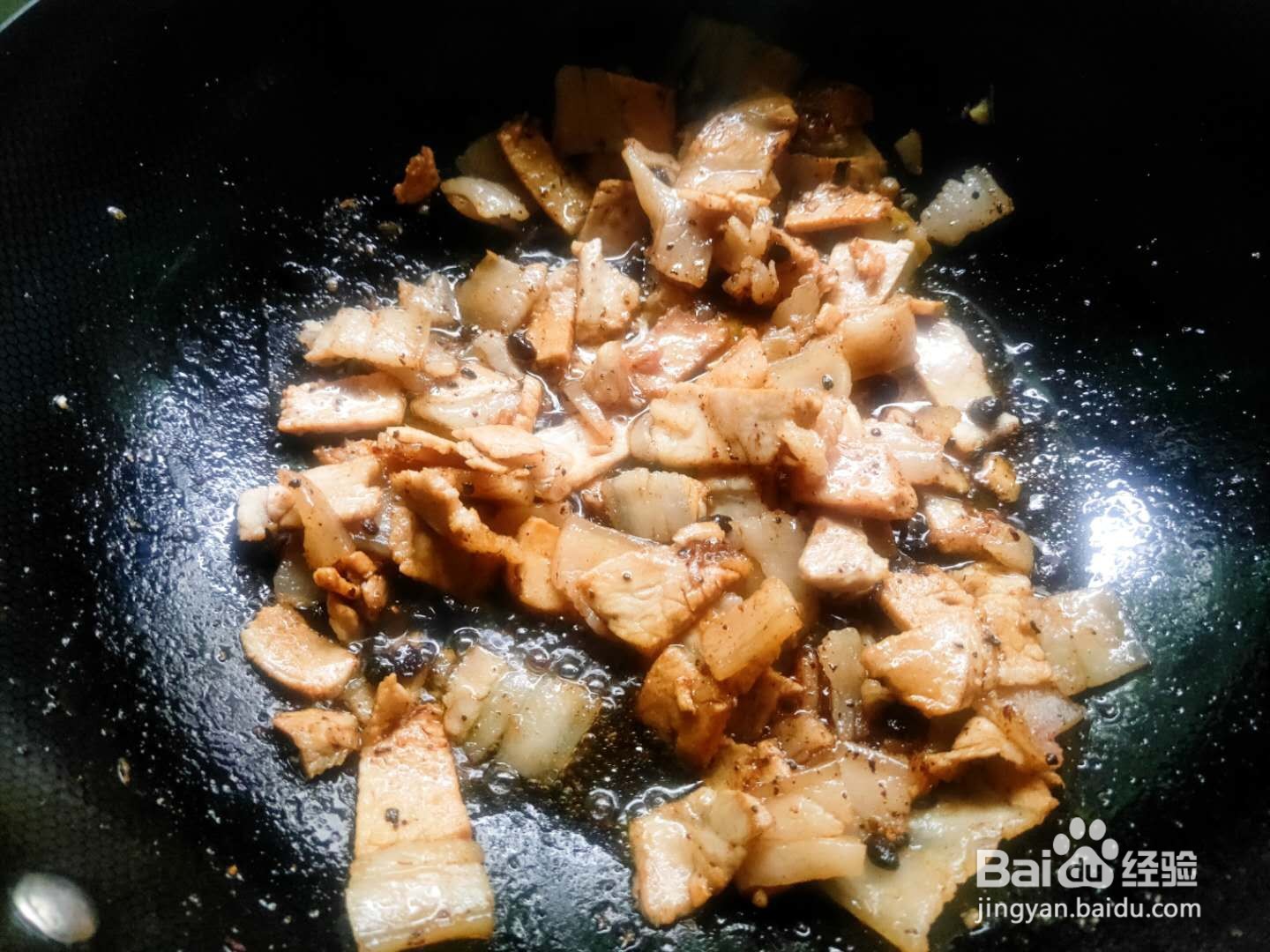 尖椒青豆回锅肉---养生菜系列