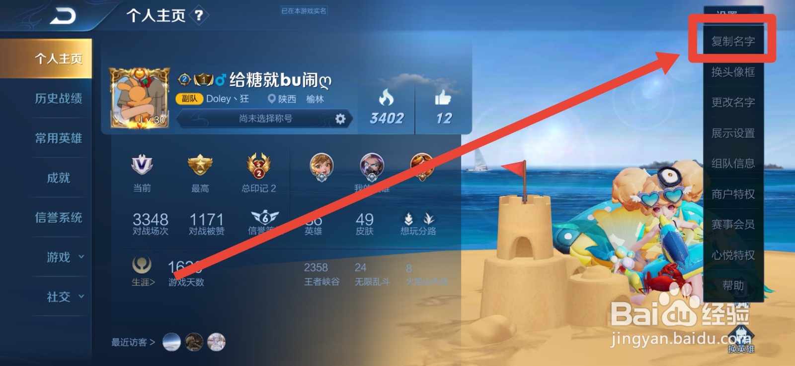 王者荣耀id在哪里看