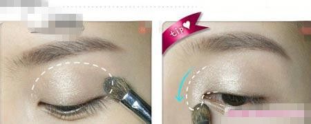 双眼皮大眼妆的画法