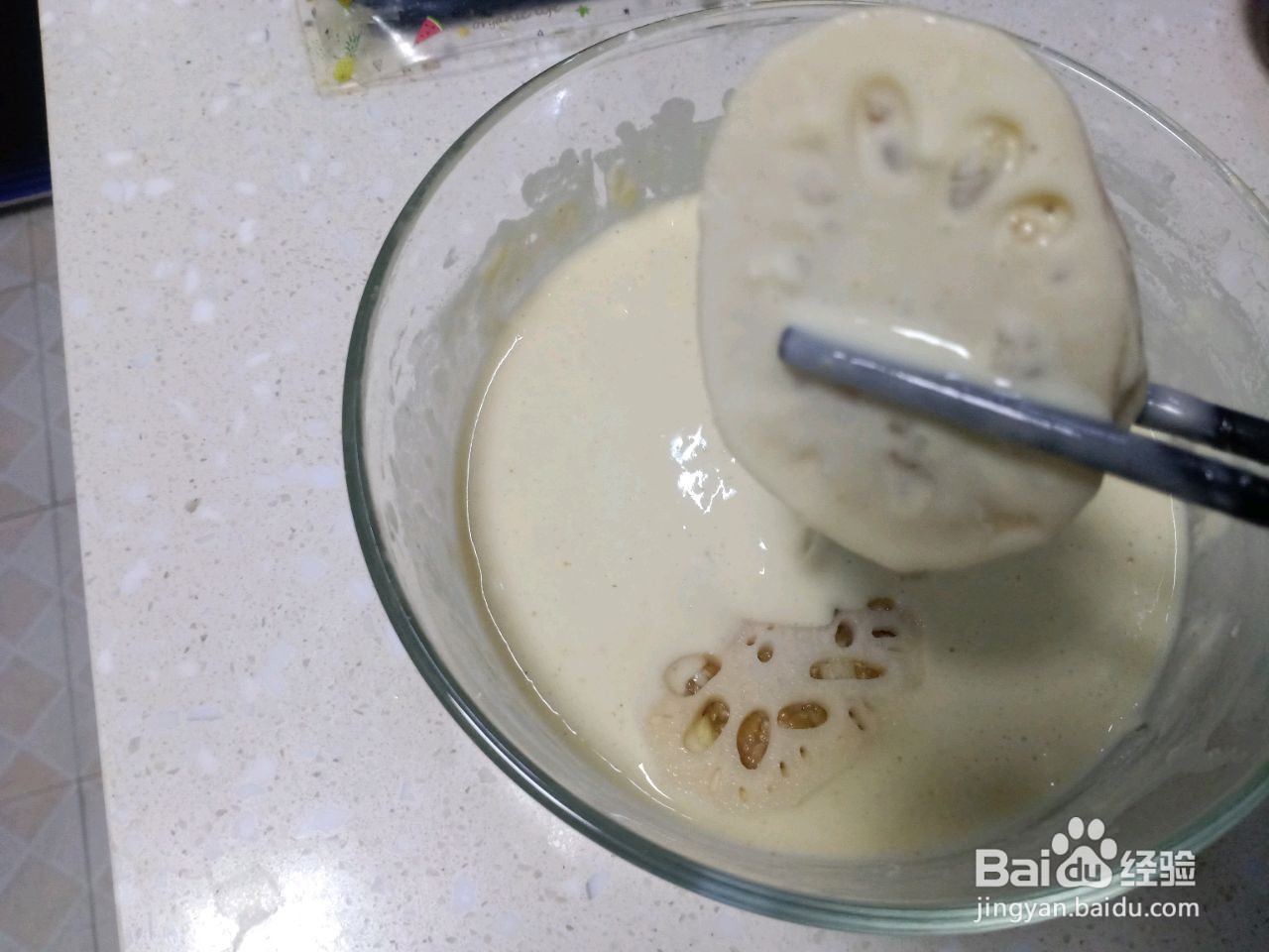 鲜香四溢的炸藕盒的做法