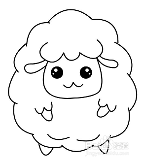 简笔画—如何画好看卡通的小绵羊