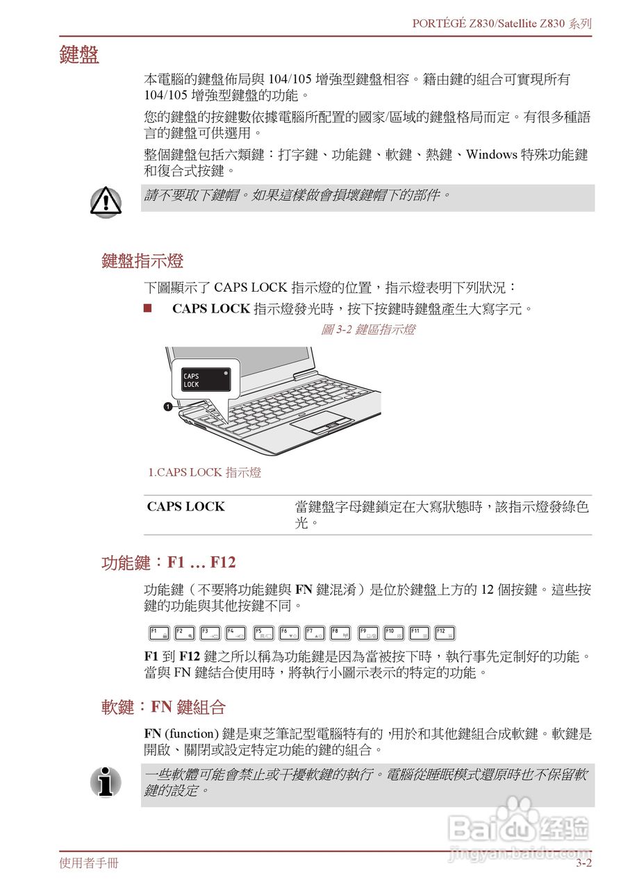 东芝Portege Z830笔记本电脑中文使用说明书:[4]