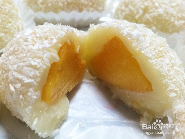 如何做一份芒果椰香糯米糍