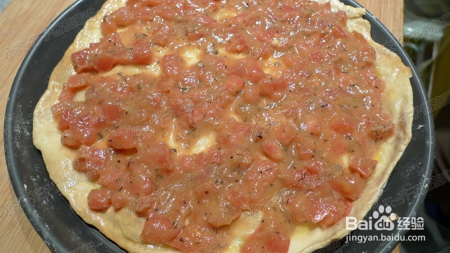 芥子番茄薄饼的做法