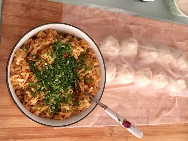 萝卜丝素馅包子