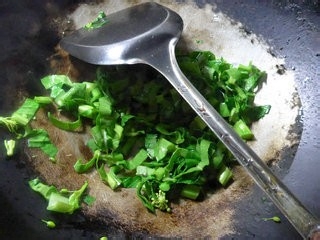 虾皮油菜蕻燕麦粥