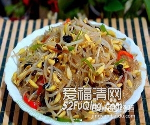 黑豆芽怎么做 黑豆芽炒粉条的做法