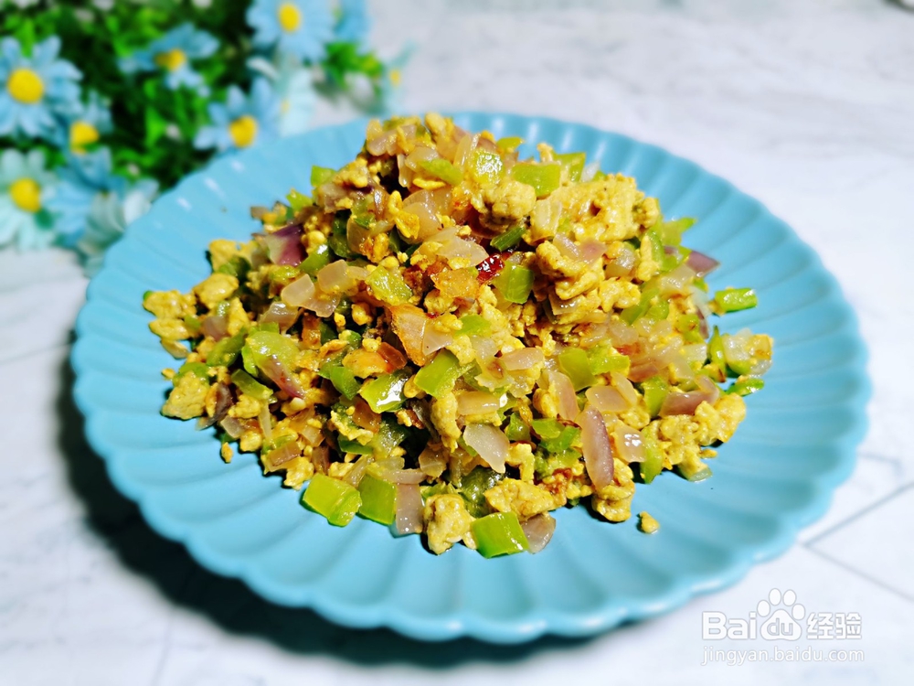芳香四溢的青椒炒鸡蛋的做法