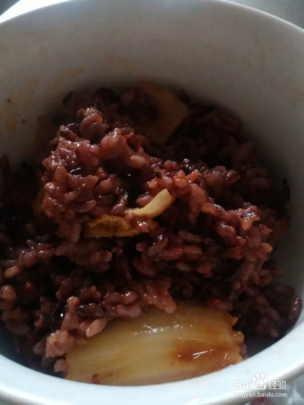 快捷：辣炒紫米饭