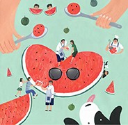 卡仕曼风格的创意眼镜贴图