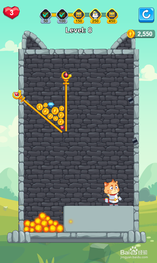 The Adventures of Cat的Level 8怎样过关