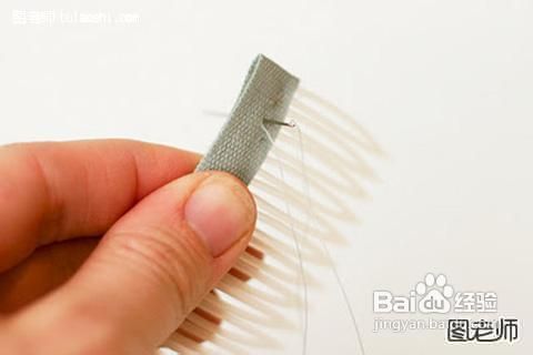 珍珠发梳的制作方法