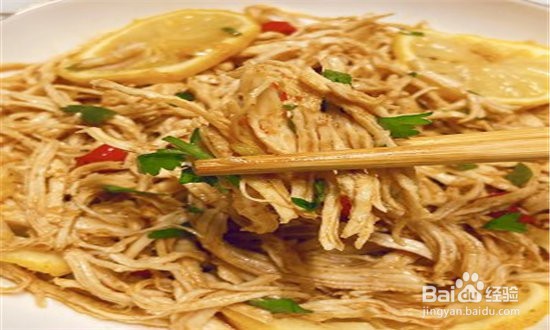 夏季减脂、清爽美味的柠檬鸡丝美食