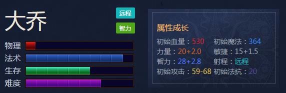 英魂之刃大乔攻略