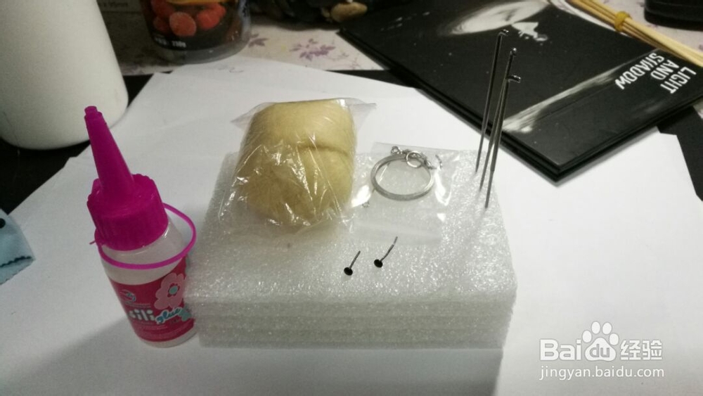 基础做法的羊毛毡小章鱼