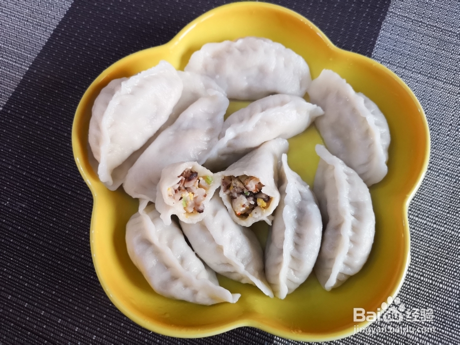 孩子爱吃的香菇虾仁鸡蛋馅儿饺子