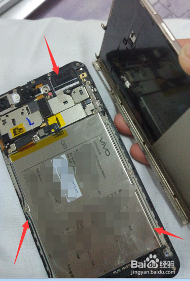 图示简单拆除(步步高)Vivo Y37手机拆机教程简介