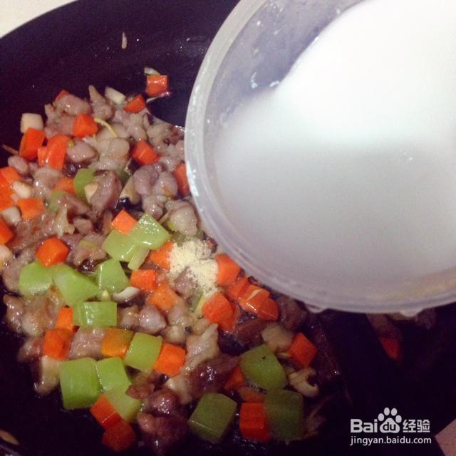 非常简单的肉丁花生米