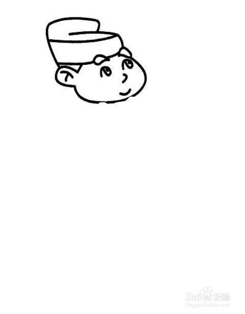 古代太监的简笔画