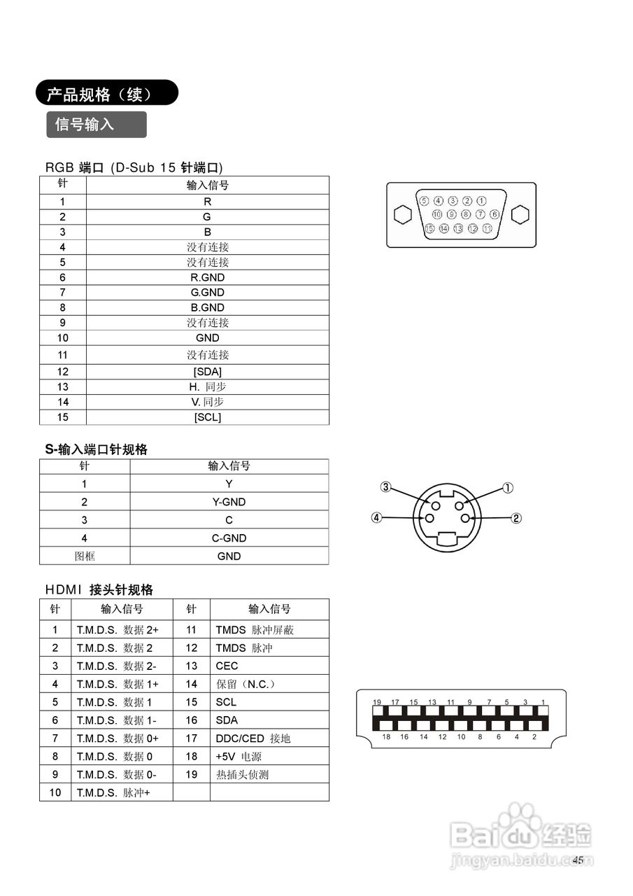 日立等离子彩色电视机P42E101CG型使用说明书:[5]