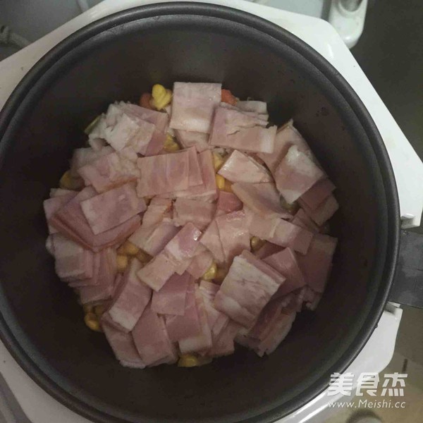 电饭煲煲饭之山药培根