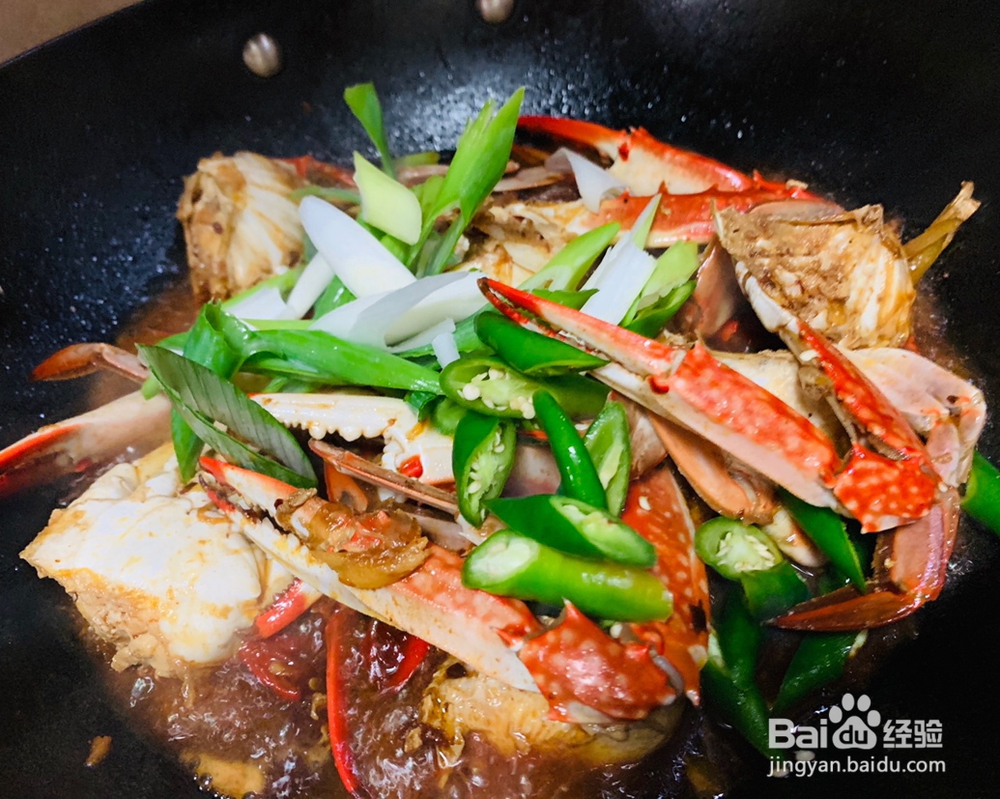 孩子爱吃的香辣梭子蟹