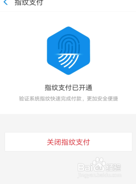如何开通支付宝的指纹支付功能