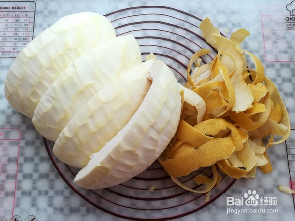 清蒸柚子皮酿肉