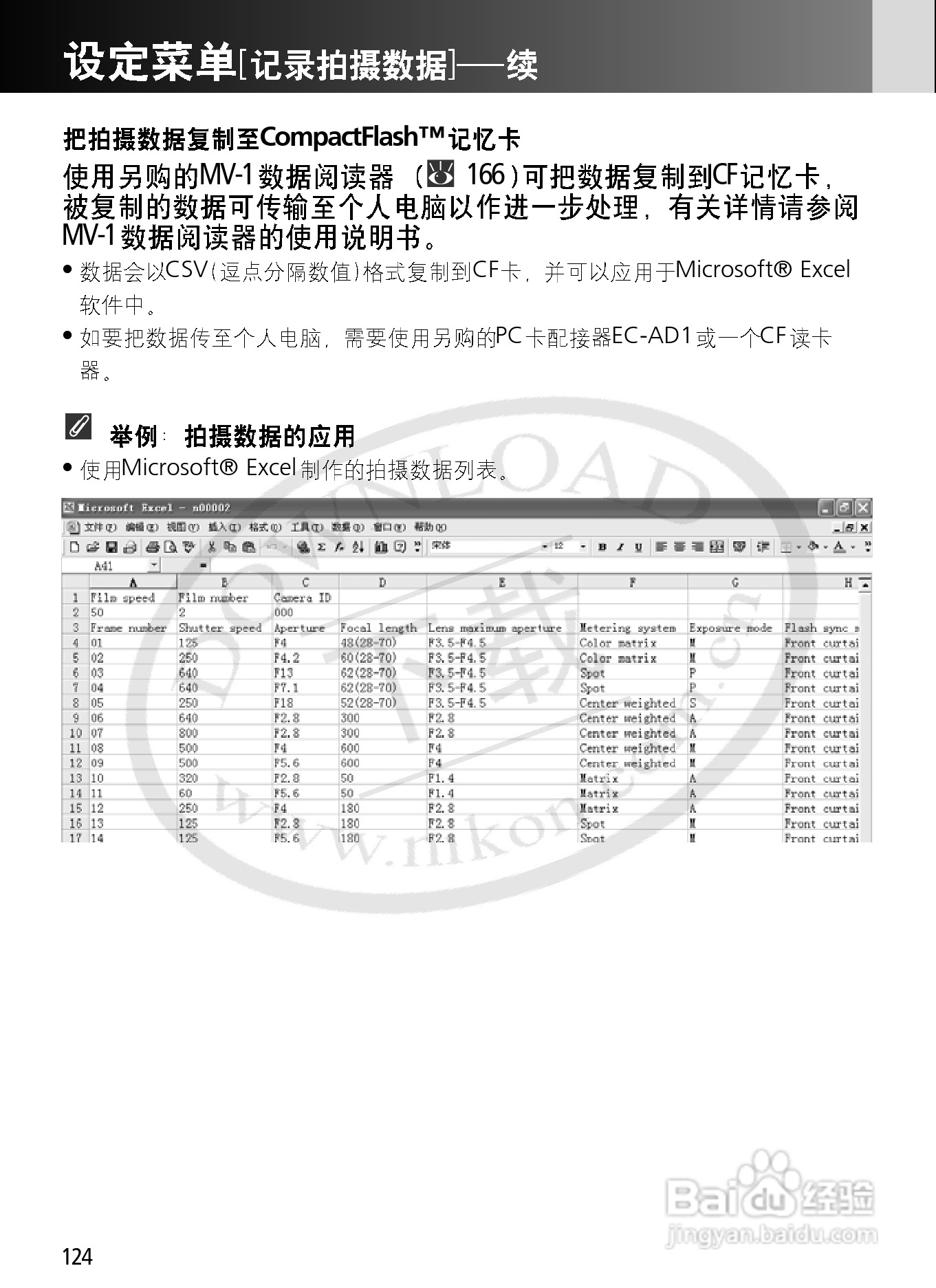 尼康F6数码相机使用说明书:[13]