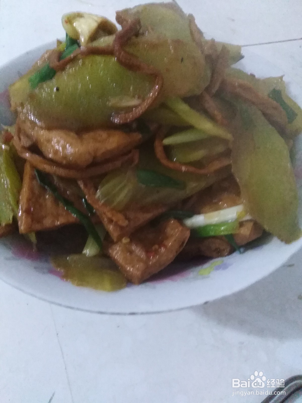 卤豆腐如何炒莴笋根？