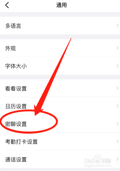 手机钉钉密聊怎么设置密码