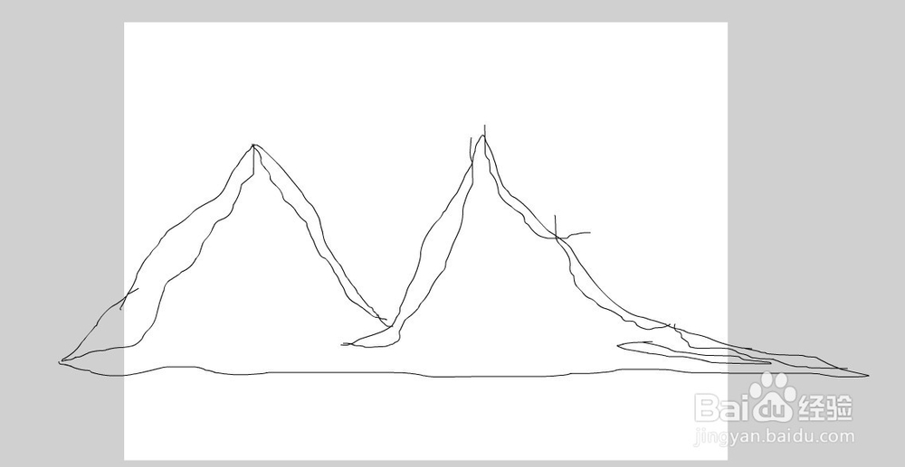 flash绘制山脉的教程