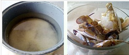 夏季居家美食:花蟹粥