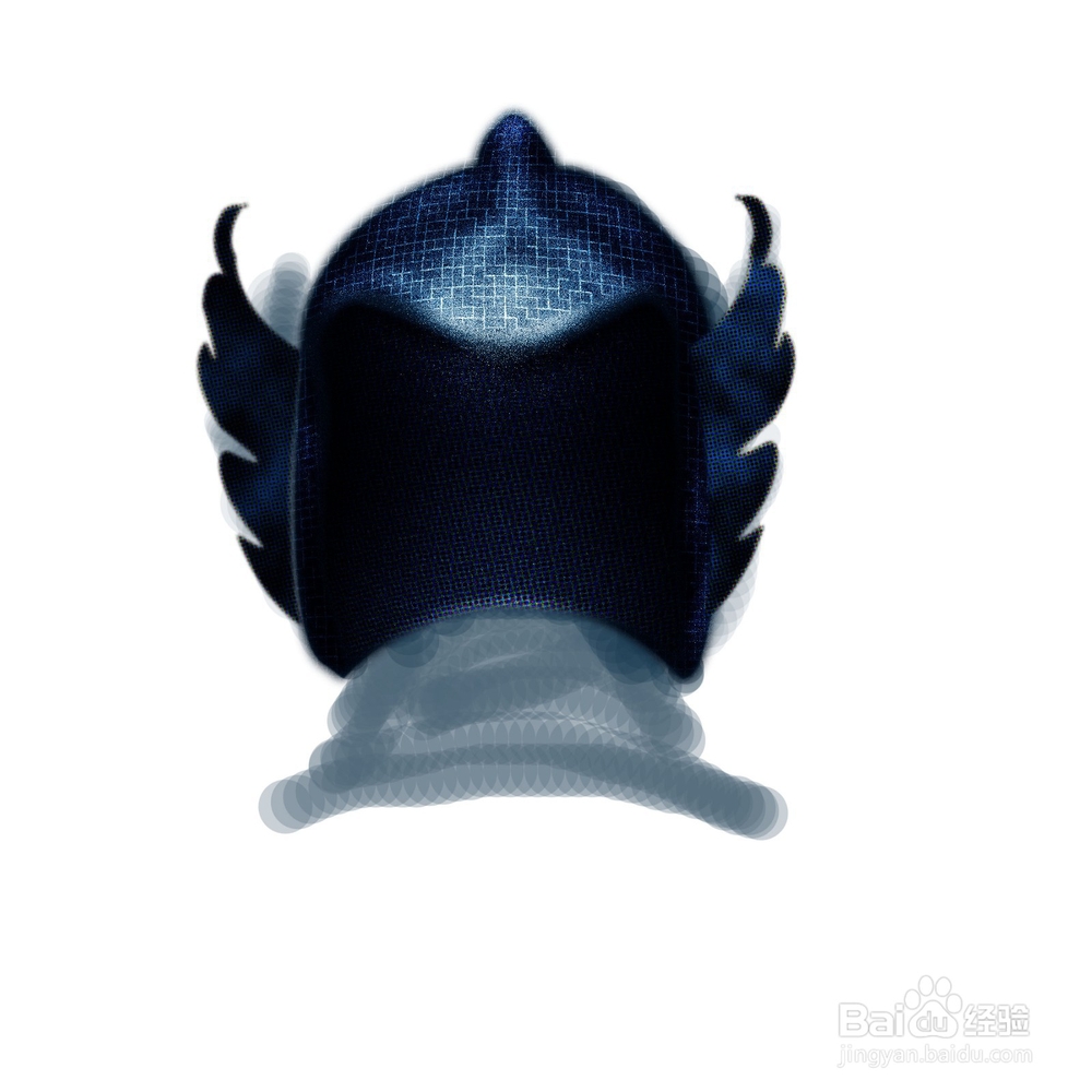 游戏人物盔甲的鼠绘效果是怎样做出来的?(一)