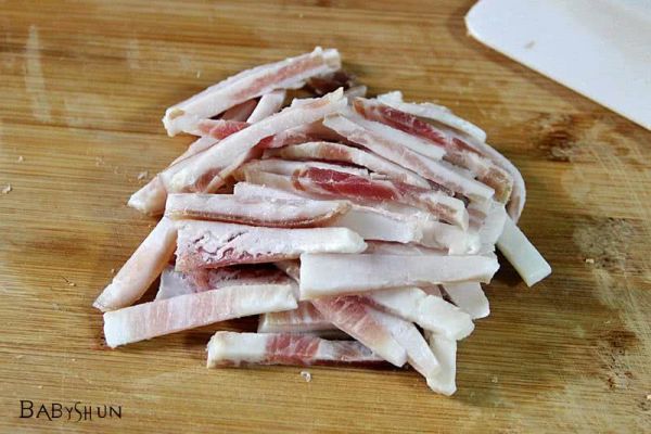 顺小煮-香干芦蒿炒咸肉