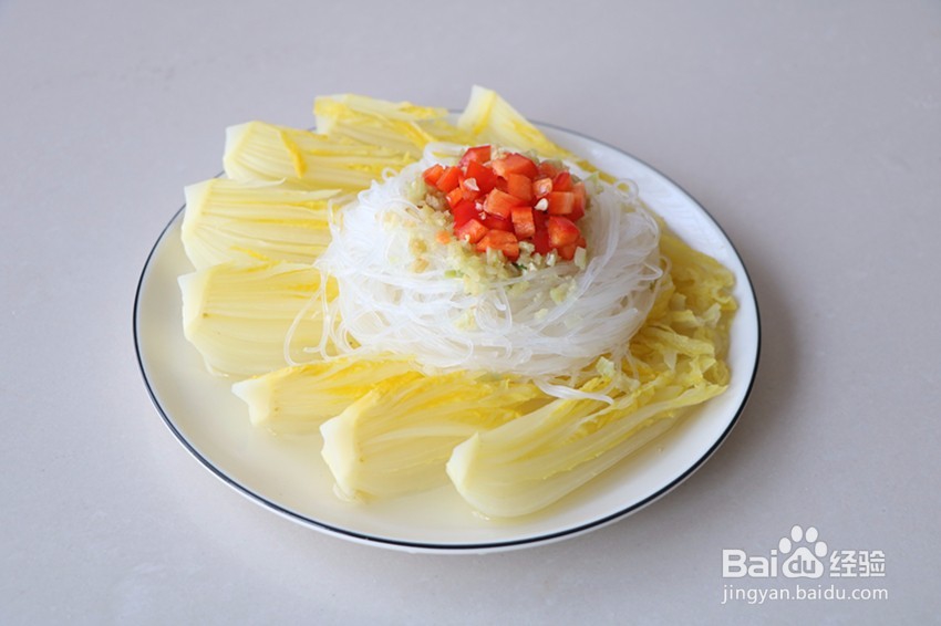 蒜蓉粉丝白菜 蒸菜