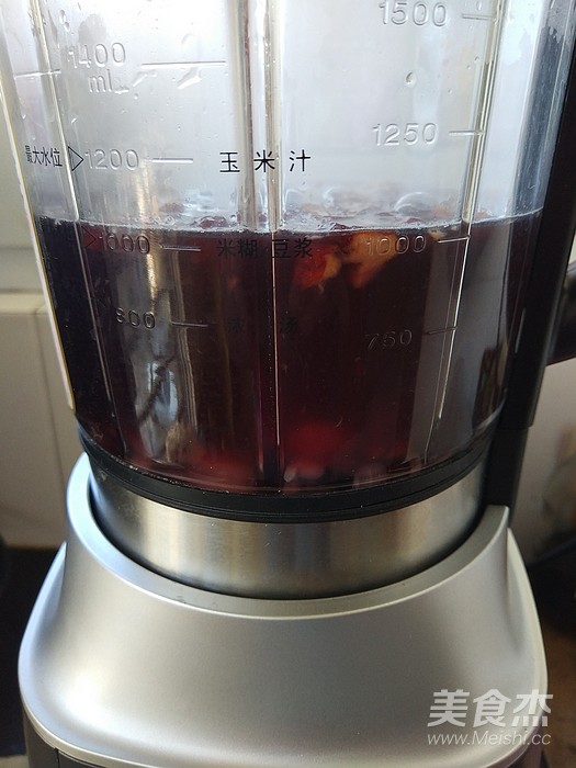 黑米花生红枣米糊