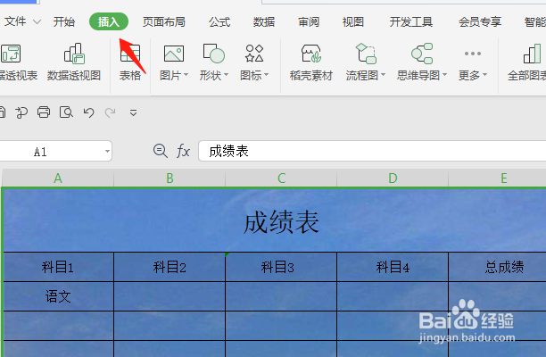 怎么打印WPS表格中的背景图片