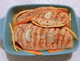 橙香烤鸭胸的做法