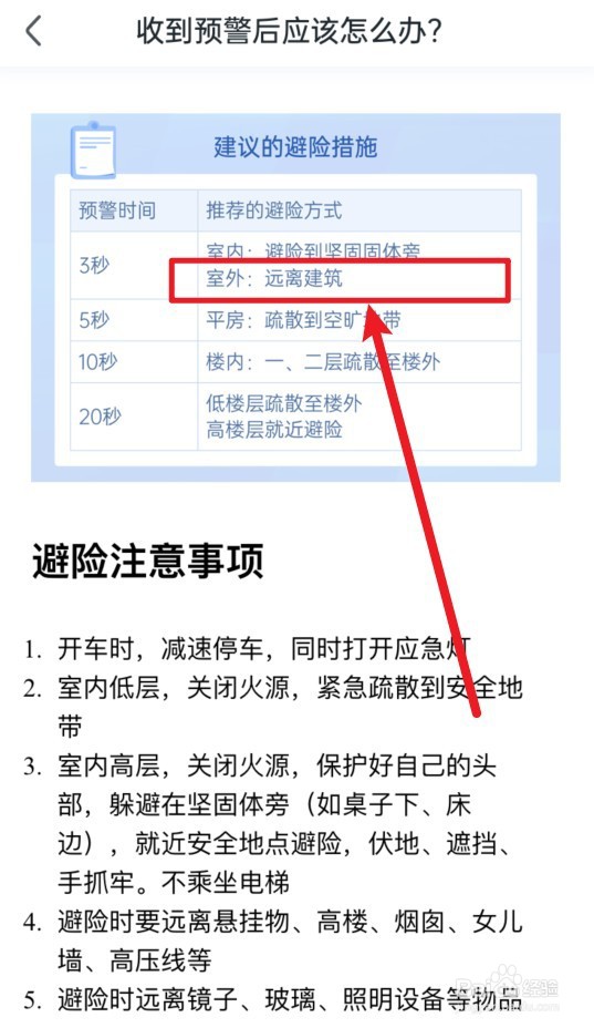 在室外遇到突发地震时的避震方法是什么