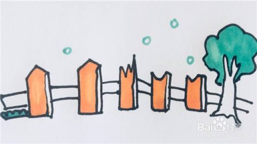 栅栏怎么画才好看