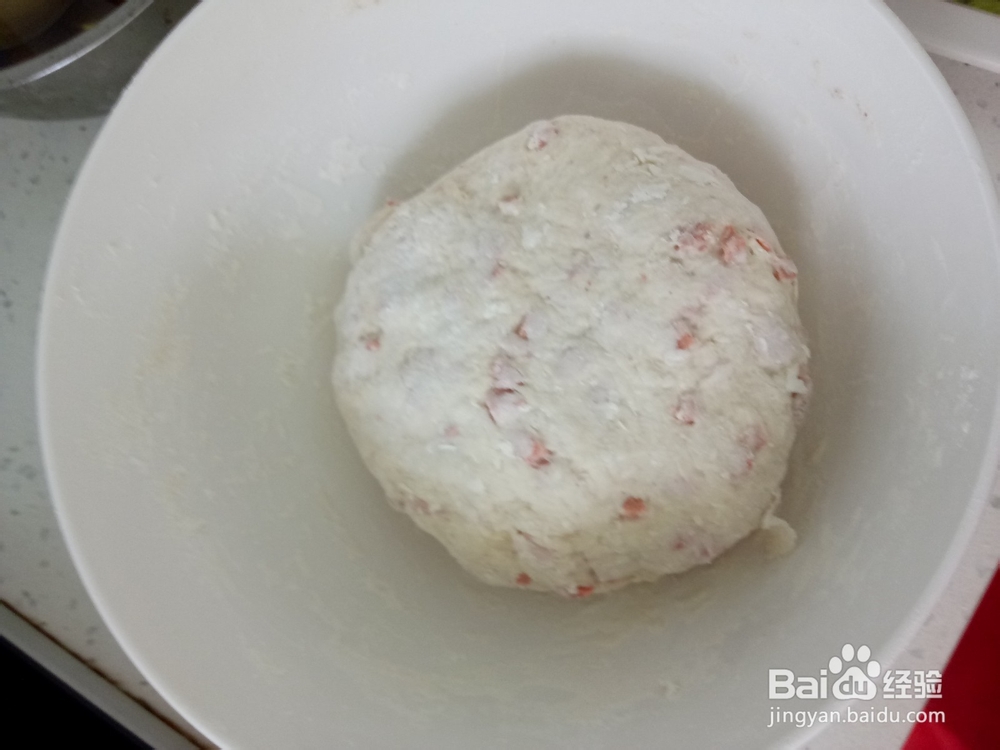 火腿肠发面饼
