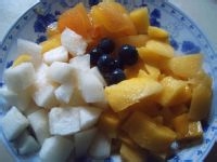 如何制作美味梨子水果捞