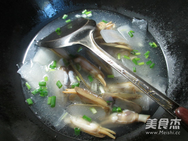 冬瓜蛏子汤的做法