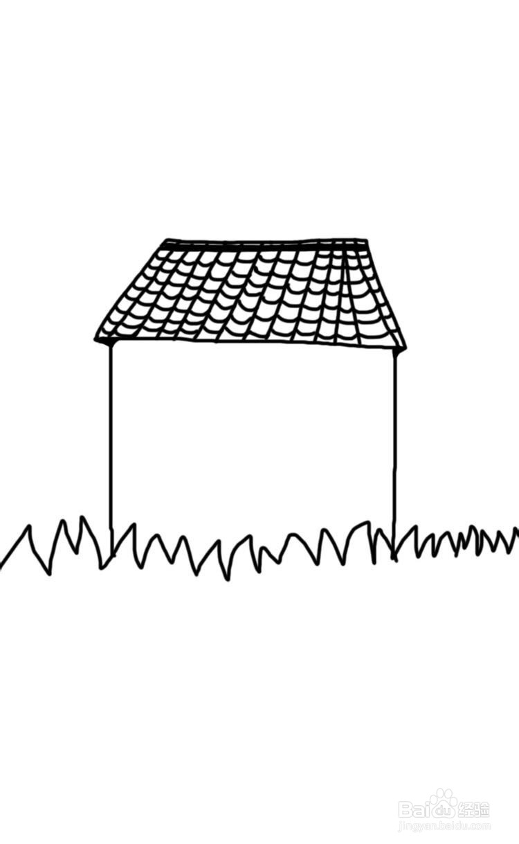 简笔画教程之房子